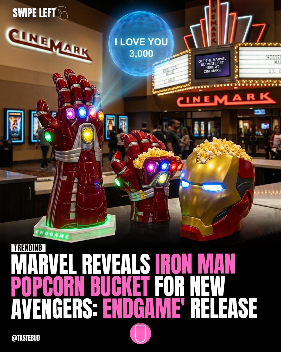 Marvel Avengers: Endgame Popcorn Bucket at Cinemark