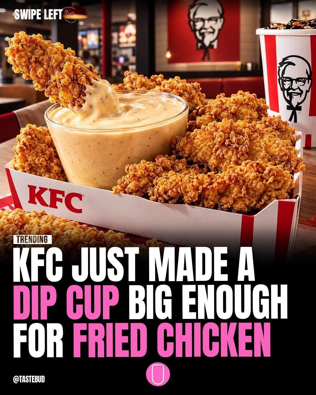 KFC's New Dip Cup for Fried Chicken