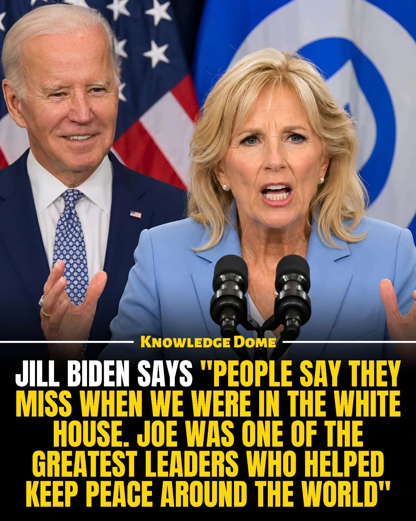Jill Biden's Praise for Biden Years Sparks Political Debate