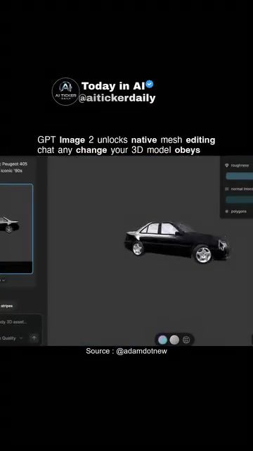 GPT Image 2: Revolutionize 3D Modeling with Chat-Based Edits