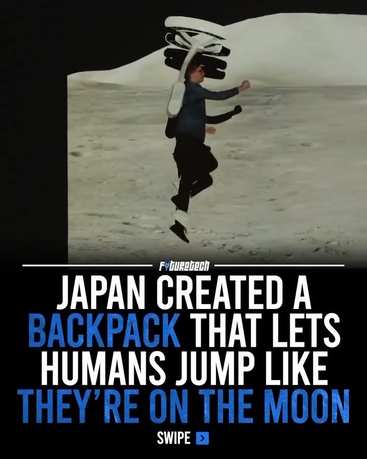 FutureTech's Lunavity Backpack: Jumps Like You're on the Moon