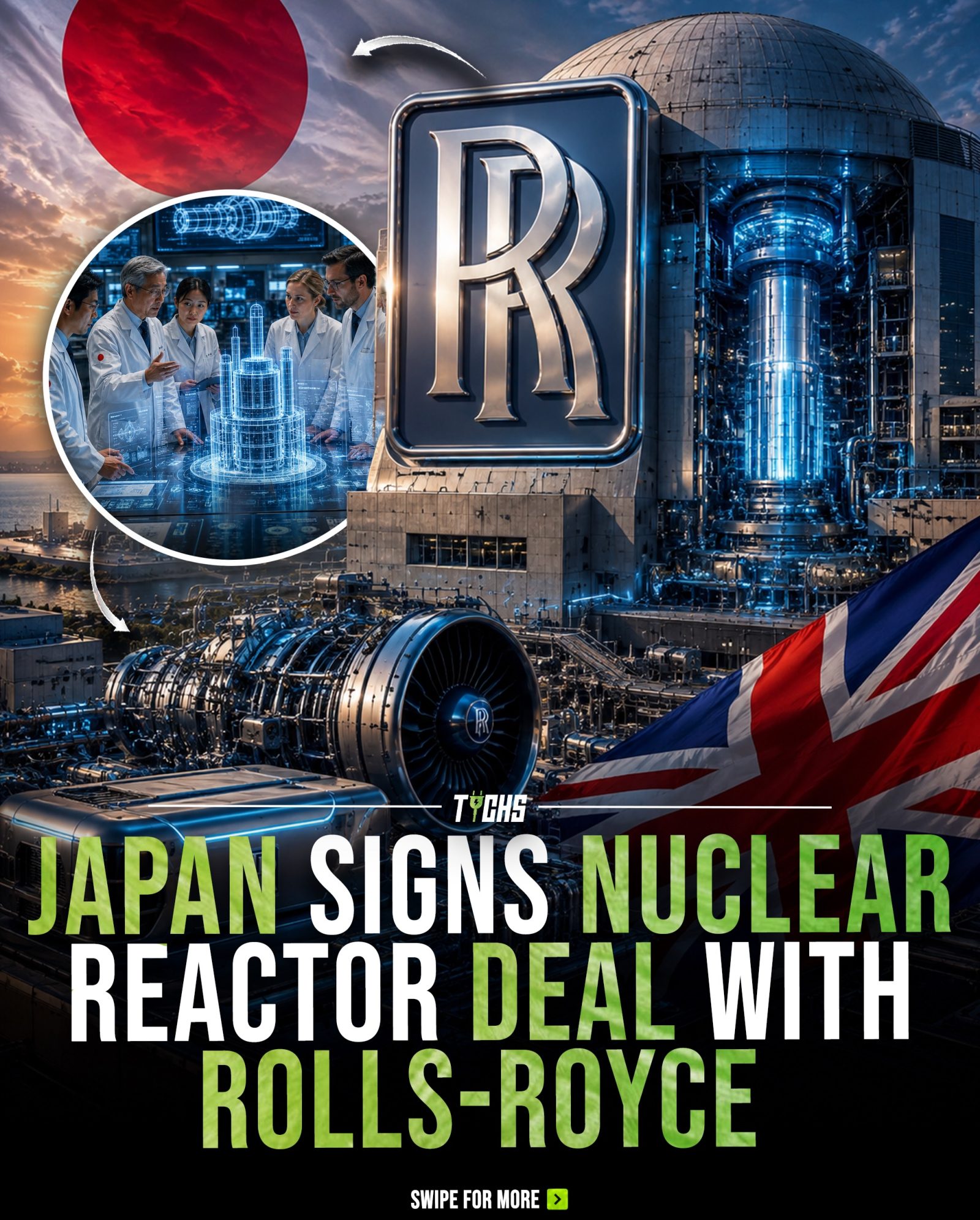 Japan and Rolls-Royce Partner to Advance Compact Nuclear Reactors