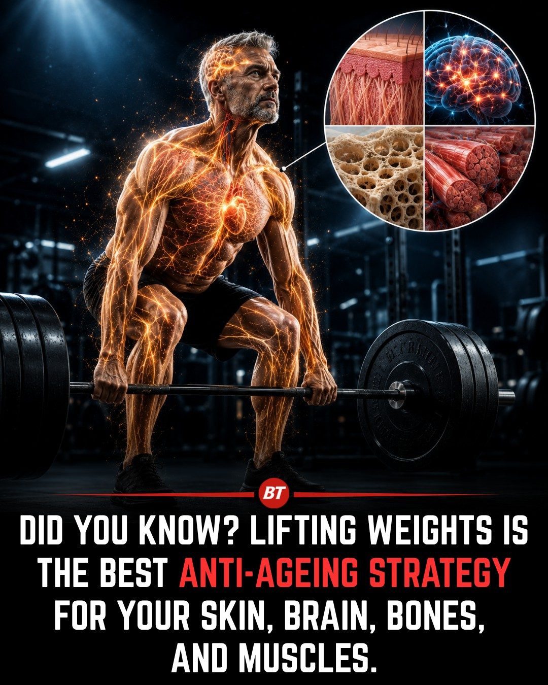 Weightlifting's Surprising Anti-Aging Benefits: Skin, Brain, Bones