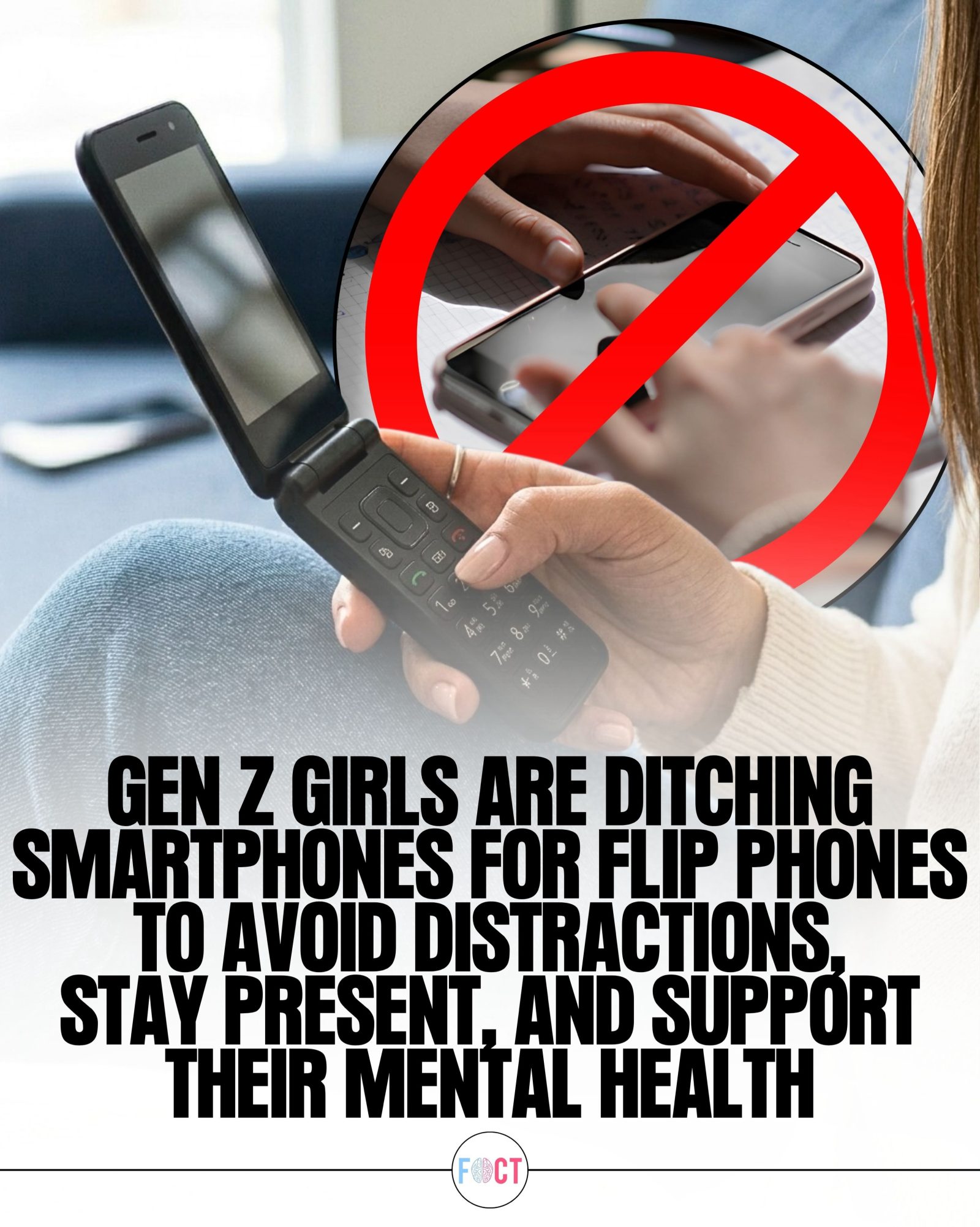 Gen Z Girls Trade Smartphones for Flip Phones