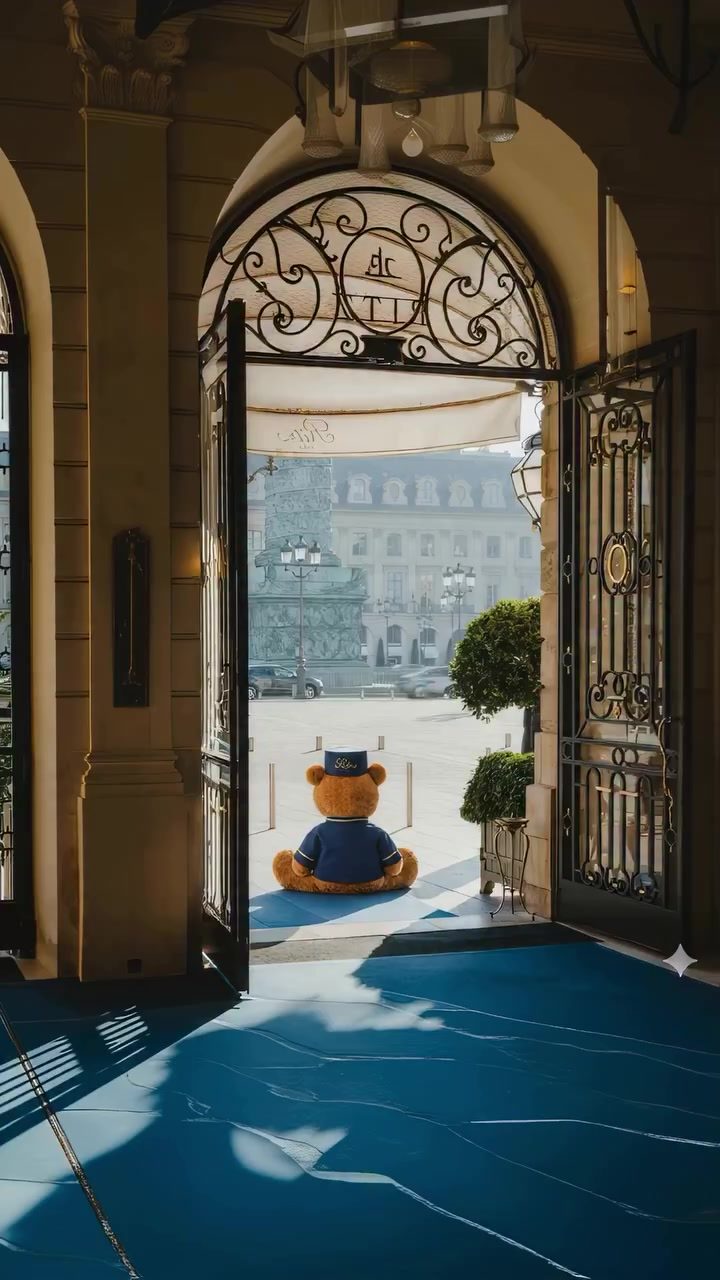 Paddington Bear's Luxurious Parisian Adventure at the Ritz