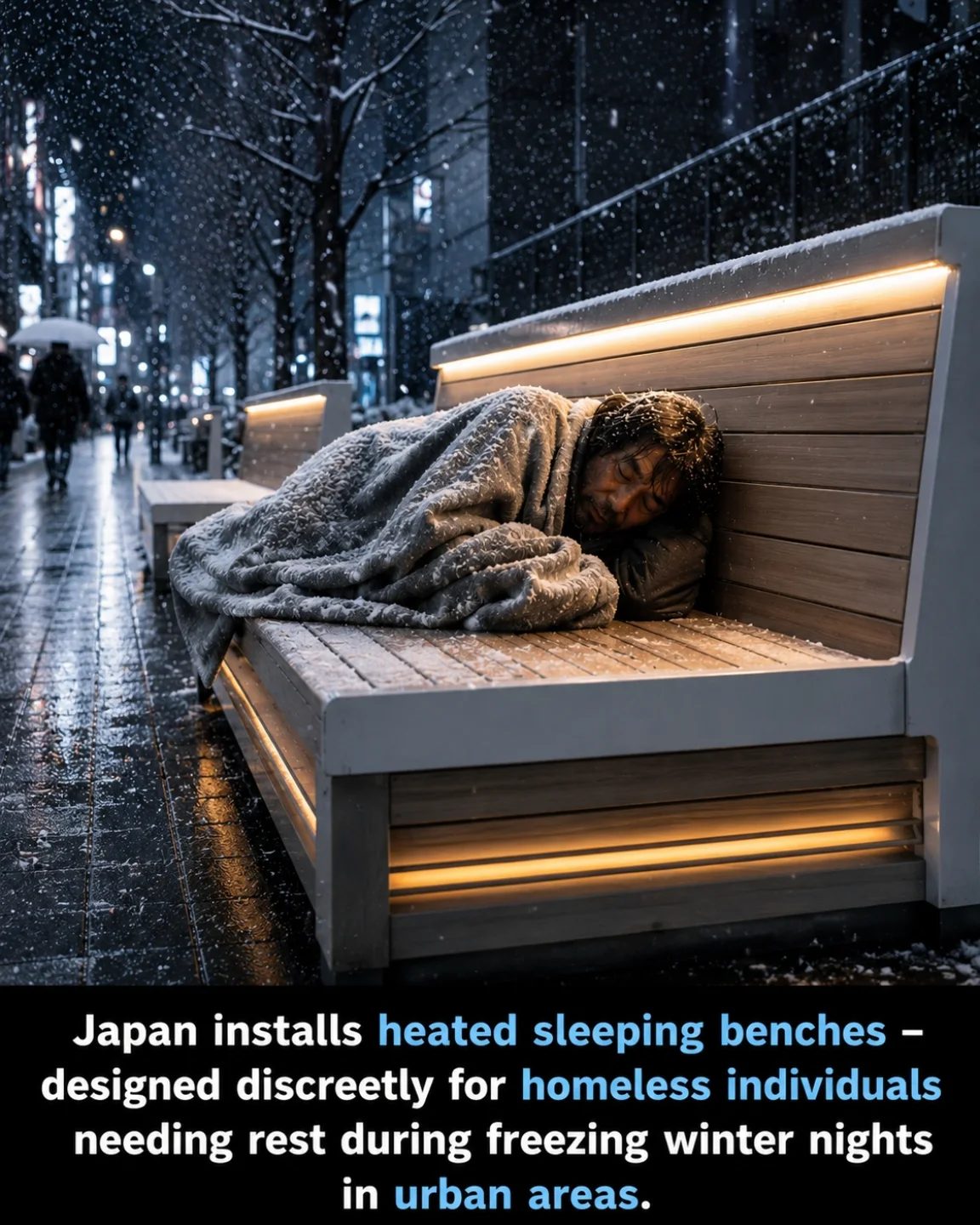 Japan's Solution: Heated Benches for Urban Homeless