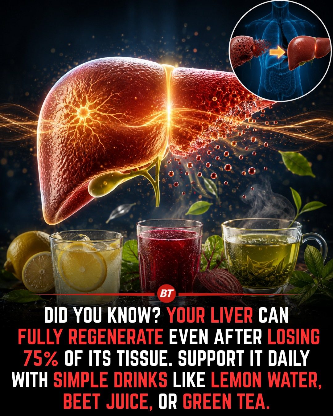 The Extraordinary Regeneration of the Human Liver