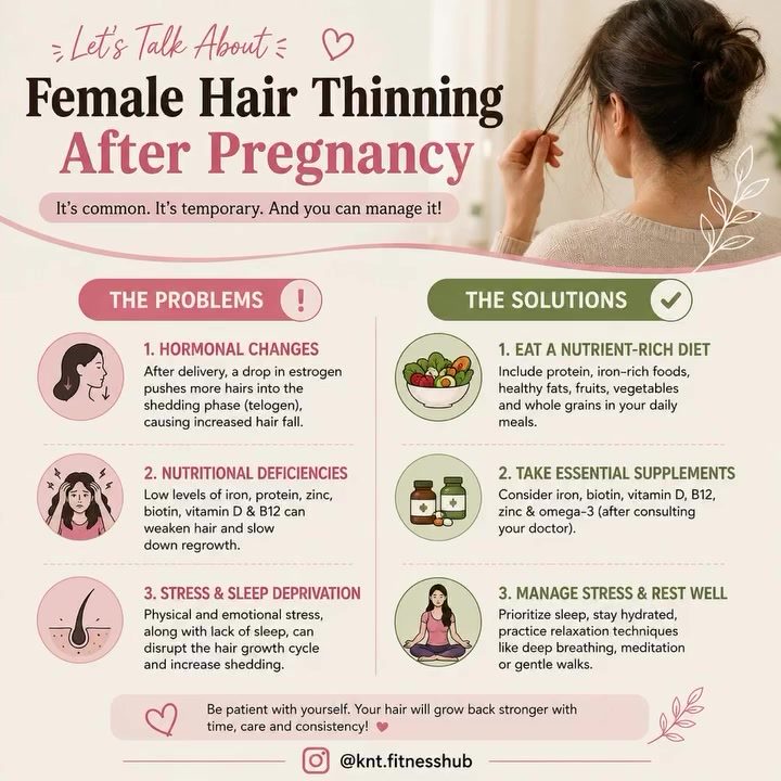 Understanding Postpartum Hair Thinning: Causes & Solutions