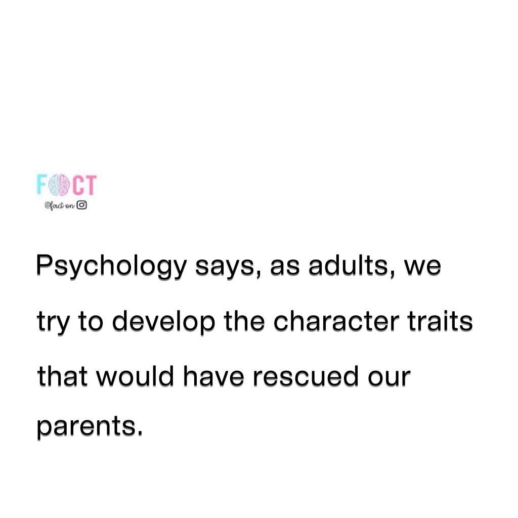 Adults Developing Traits Parents Lacked