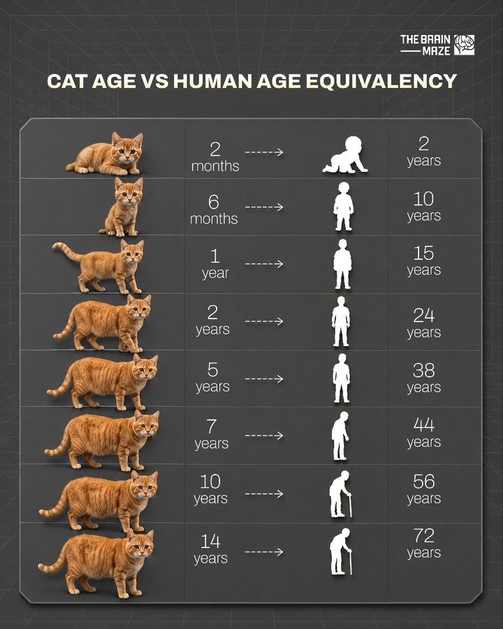 Understanding Cat Age to Human Age Conversion