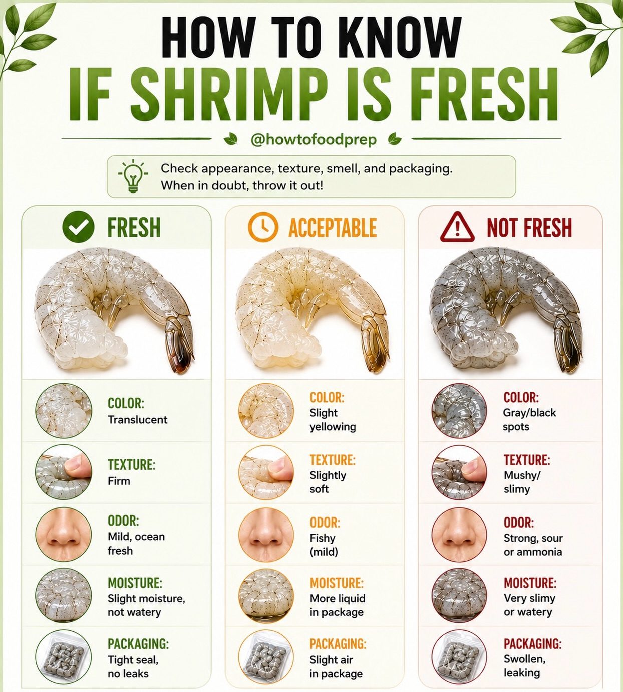 How to Check Shrimp Freshness: Key Indicators