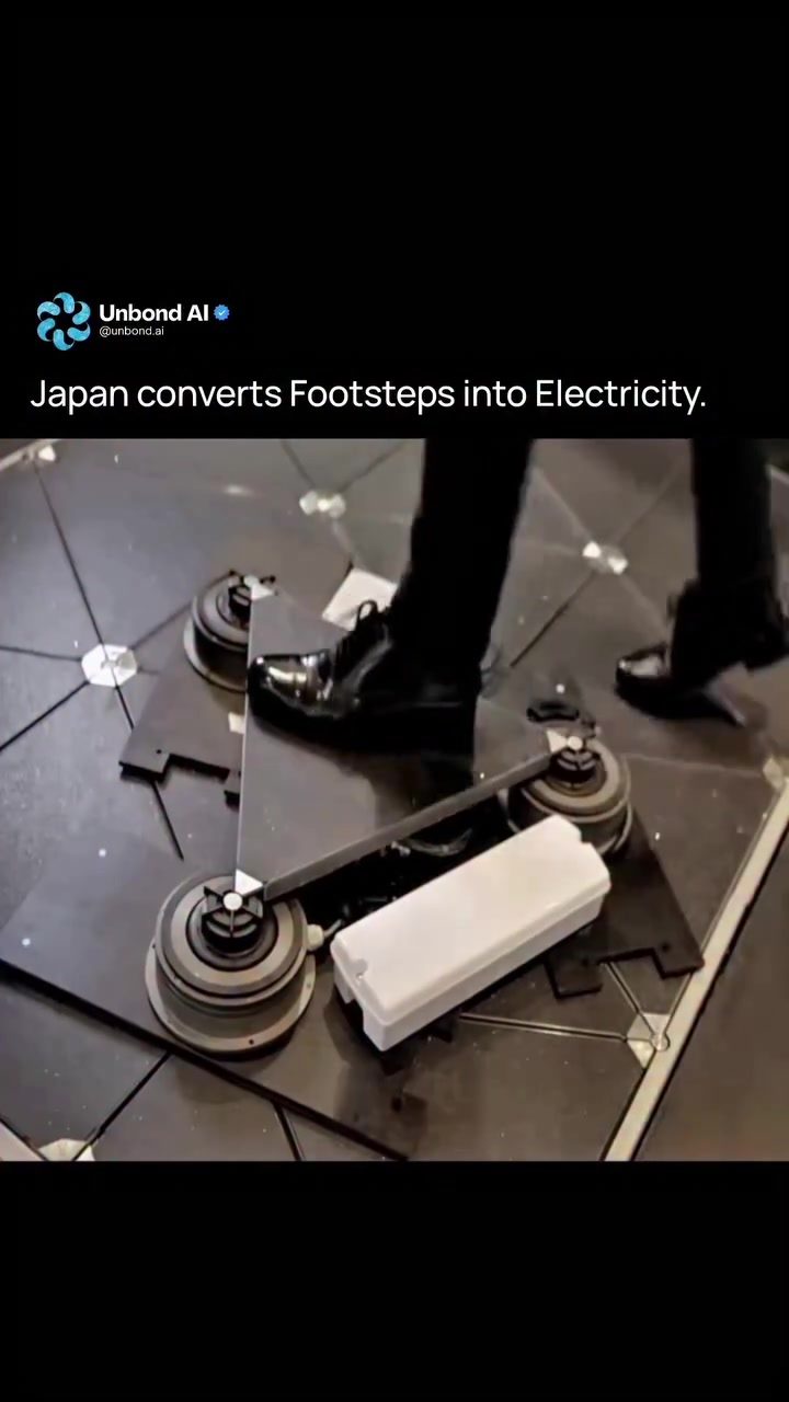 Japan's Kinetic Floor Tiles: Turn Every Step into Electricity