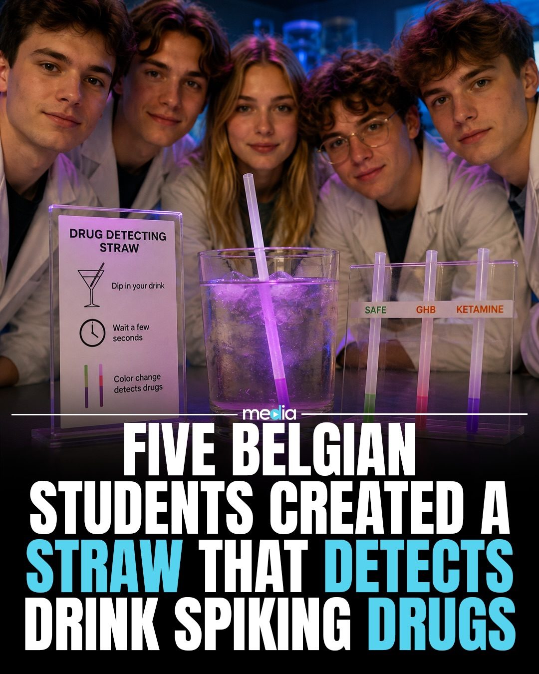 Innovative Straw Detects Drink-Spiking Drugs in Seconds