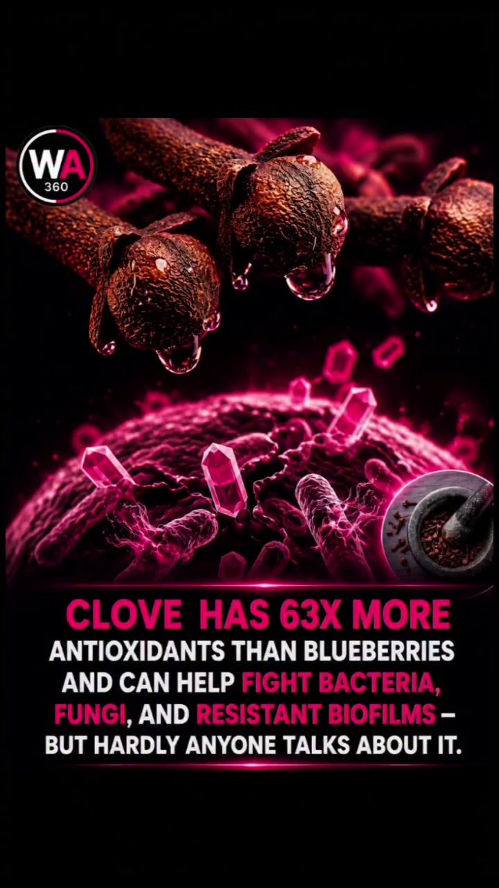 Cloves vs. Blueberries: 63x More Antioxidants