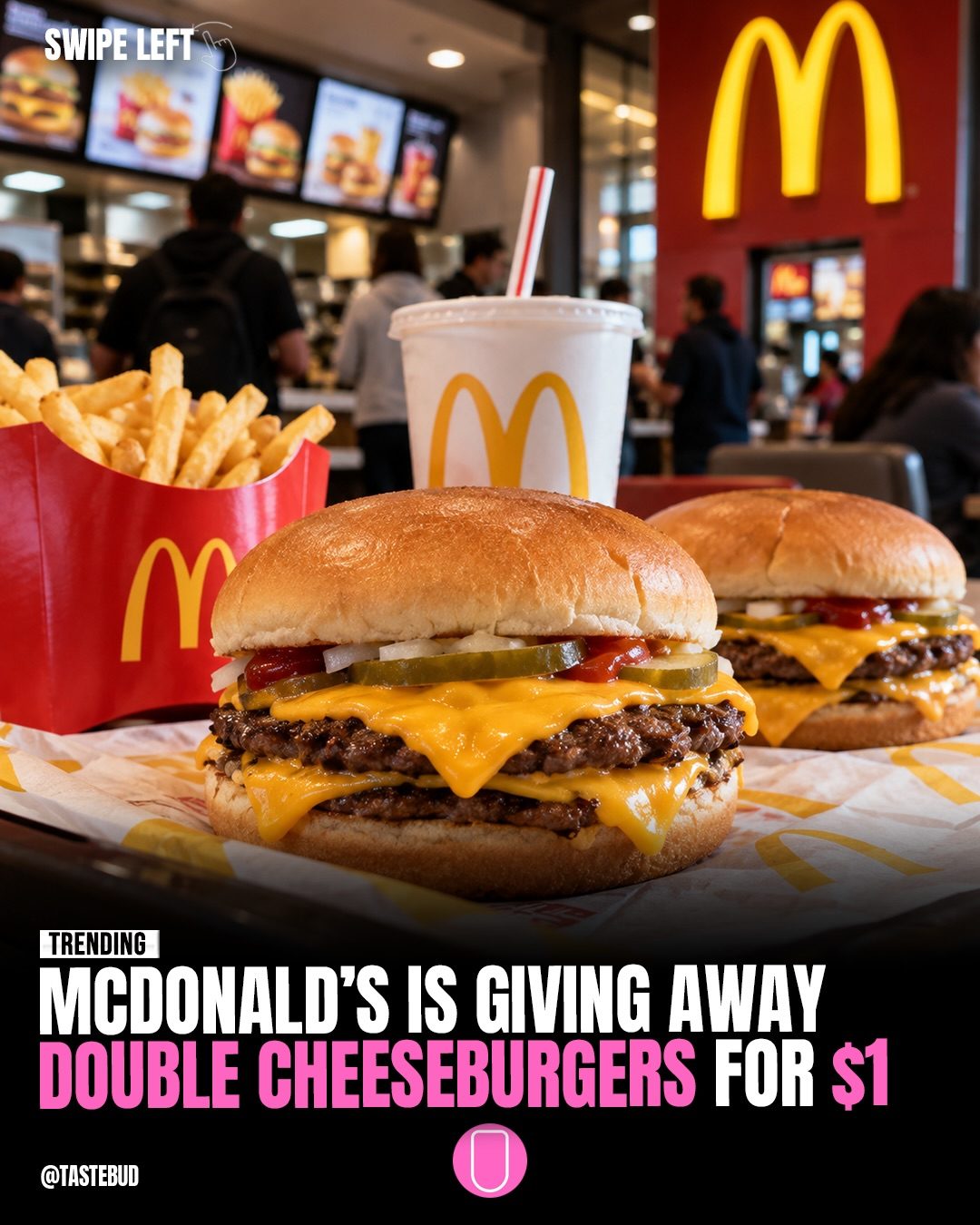 McDonald's Double Cheeseburger Deal: $1 Offer