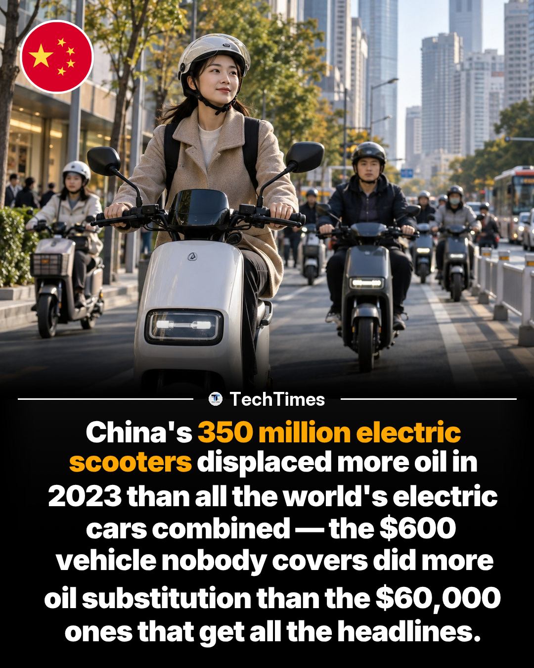 China's Electric Scooter Trend: Oil Impact