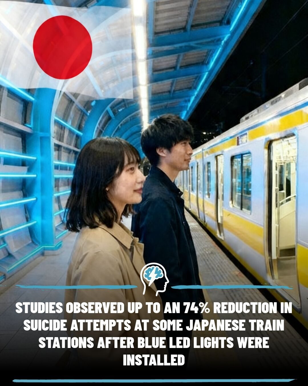 Blue Lighting Reduces Suicide Attempts at Japanese Train Stations