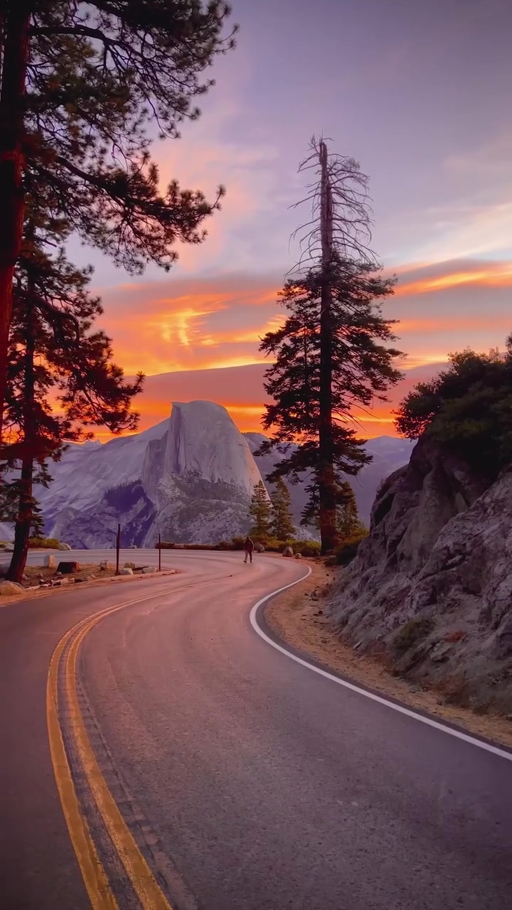 Yosemite Sunset Drive: Glacier Point at 5:30am