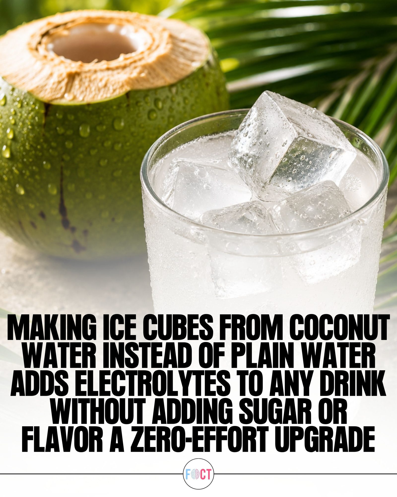 ### Boost Hydration: Make Coconut Water Ice Cubes for Electrolyte-Rich Drinks