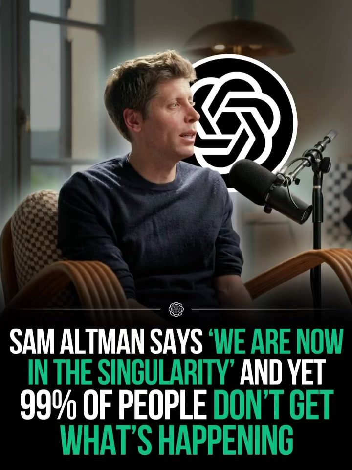 Sam Altman: The Quiet Arrival of the Singularity