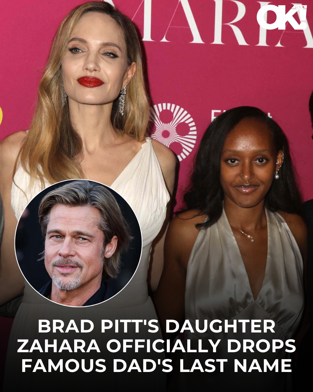 Zahara Jolie-Pitt Drops Father's Last Name