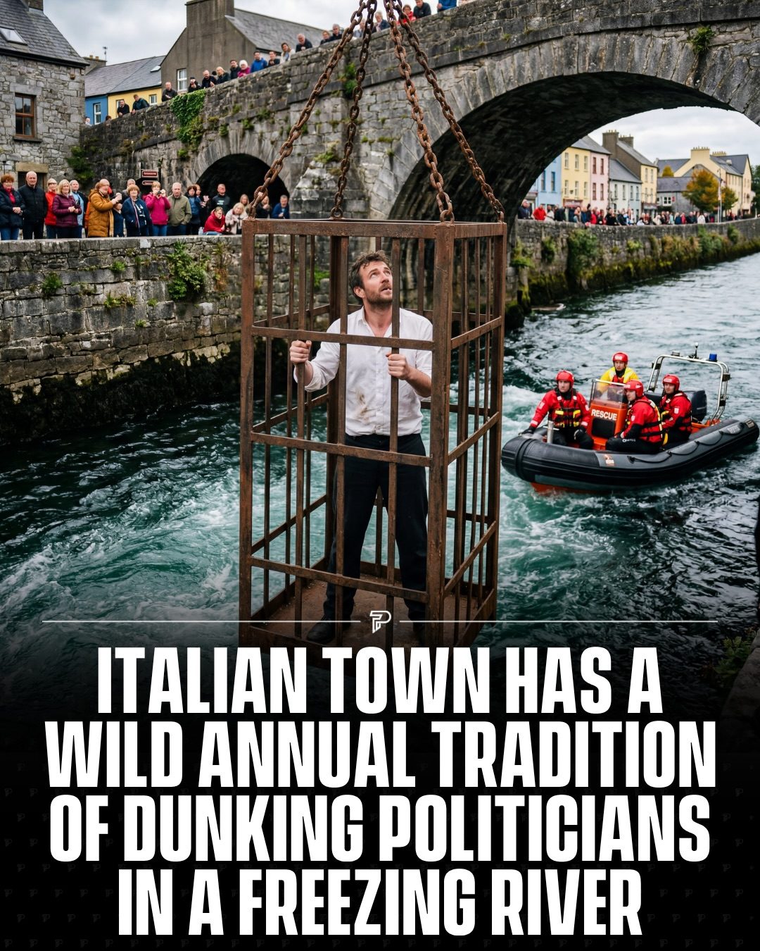 **Trento's Unique Tradition: Dunking Politicians in a Freezing River**