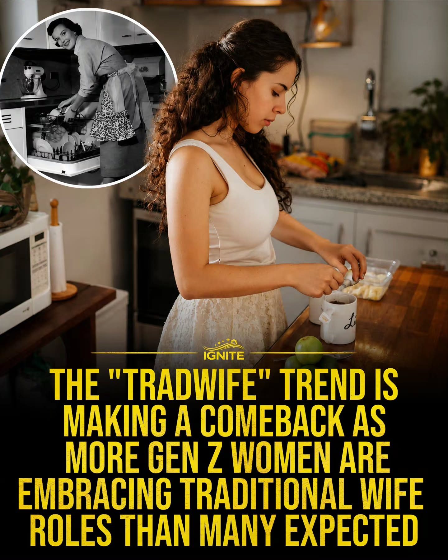 Gen Z Women Embrace 'Tradwife' Trend