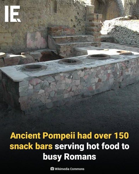 Ancient Pompeii's Street-side Snack Bars: Thermopolia