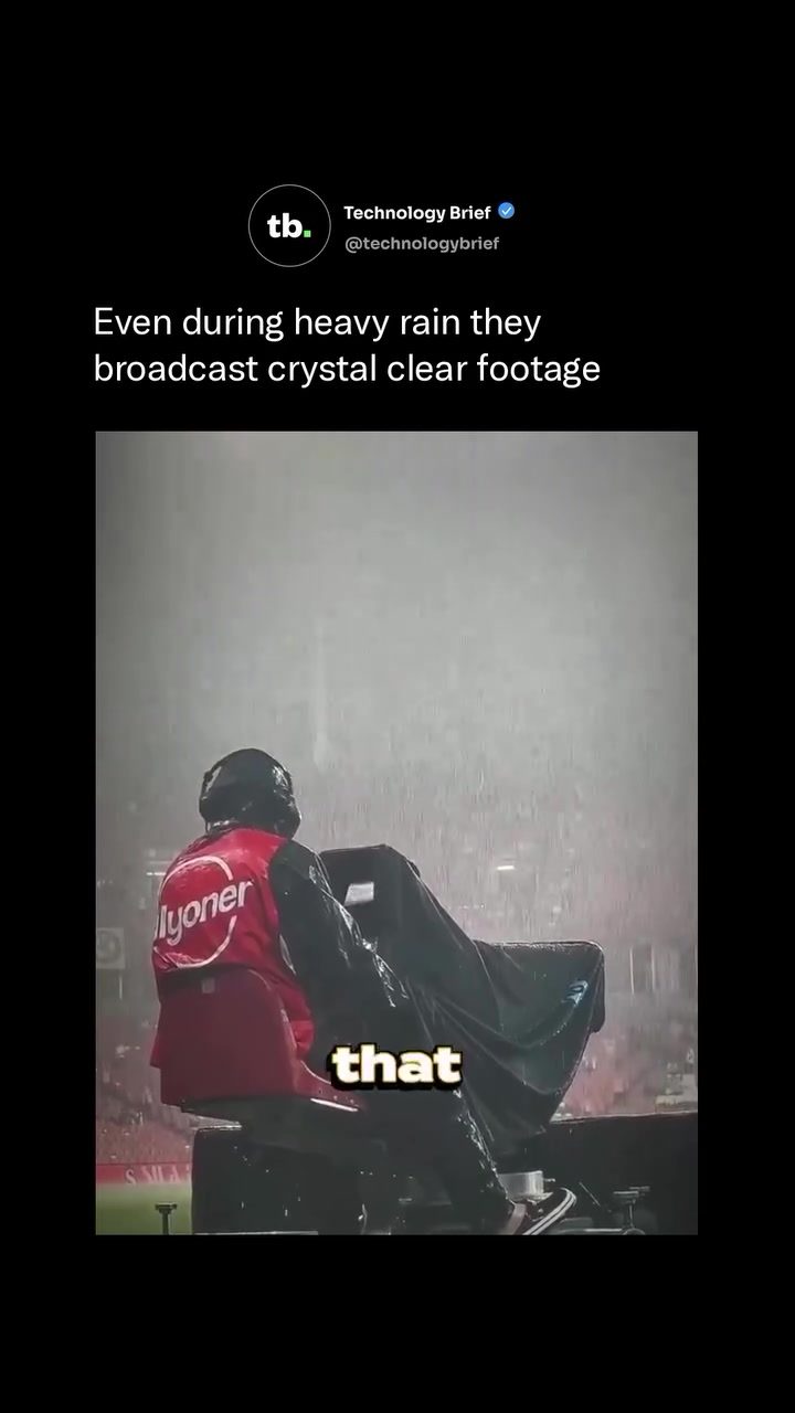 How Spinning Glass Keeps Sports Broadcasts Crystal Clear in Rain