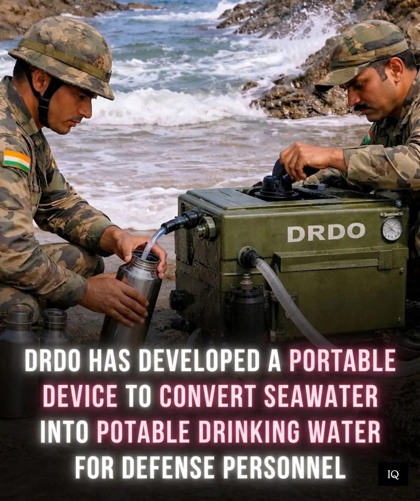 DRDO's Portable Seawater Desalination Unit for Defense