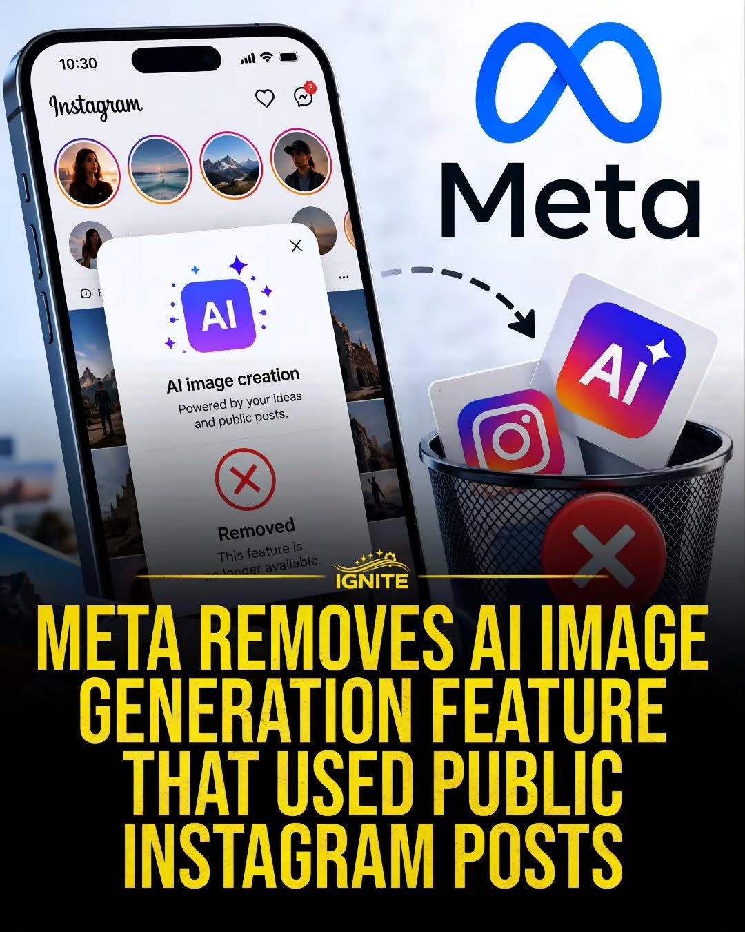 Meta Ends Instagram's Controversial AI Image Generator