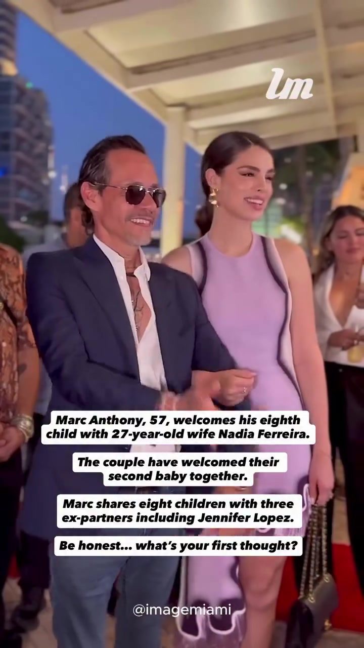 Marc Anthony Expands Family: Welcomes Eighth Child with Nadia Ferreira