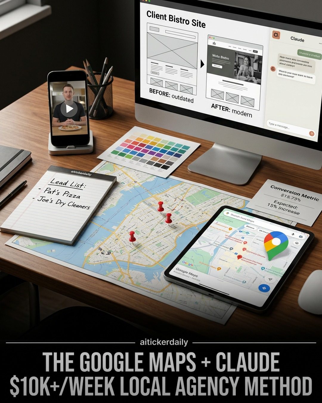 Local Agency Method: $10K+/Week with Google Maps & Mockups
