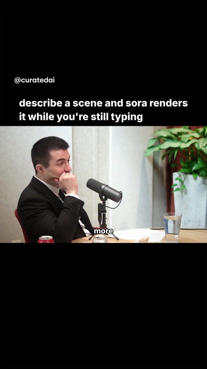 Sora AI: Rendering Scenes in Real-Time as You Type