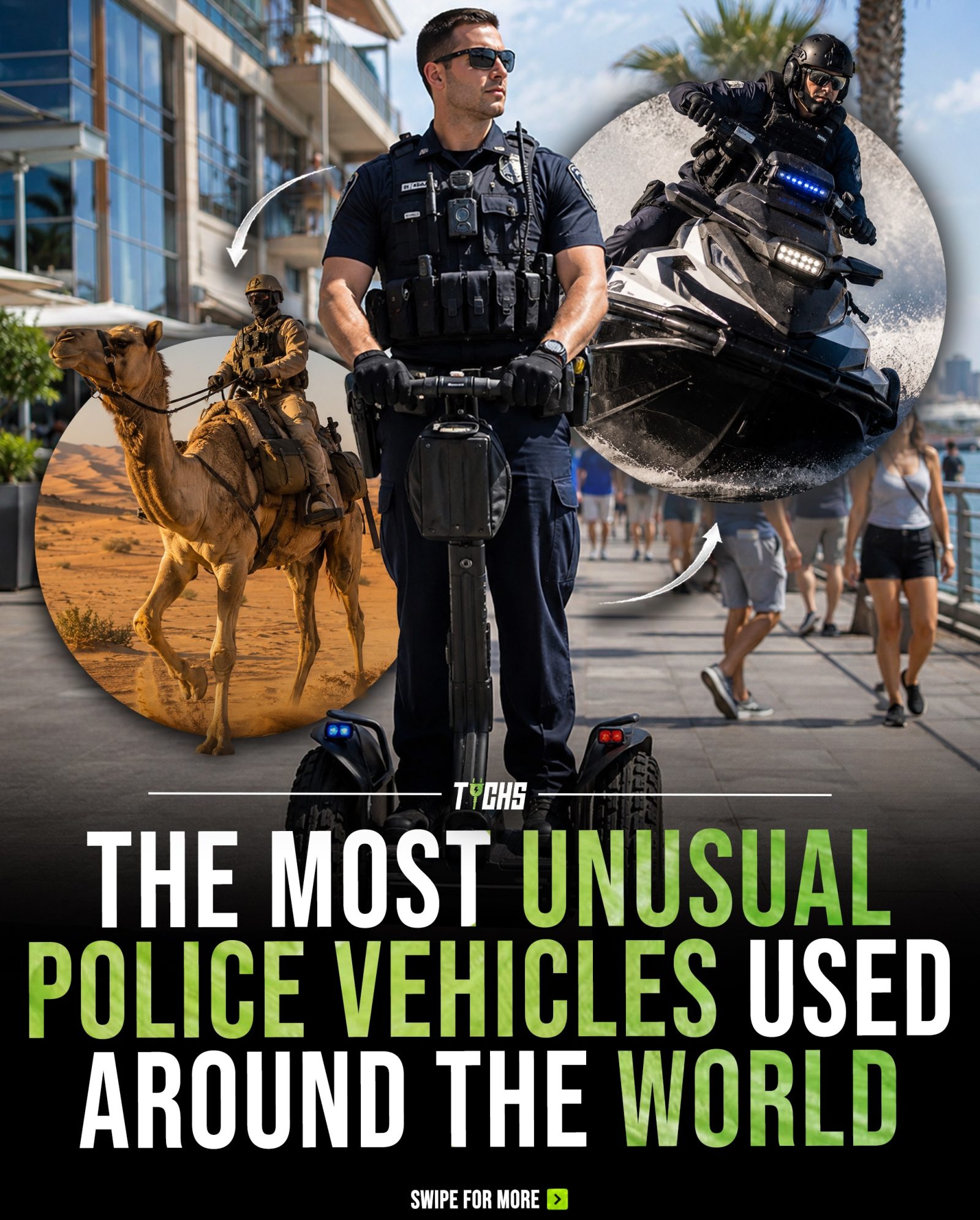 Unique Police Vehicles Used in Different Environments