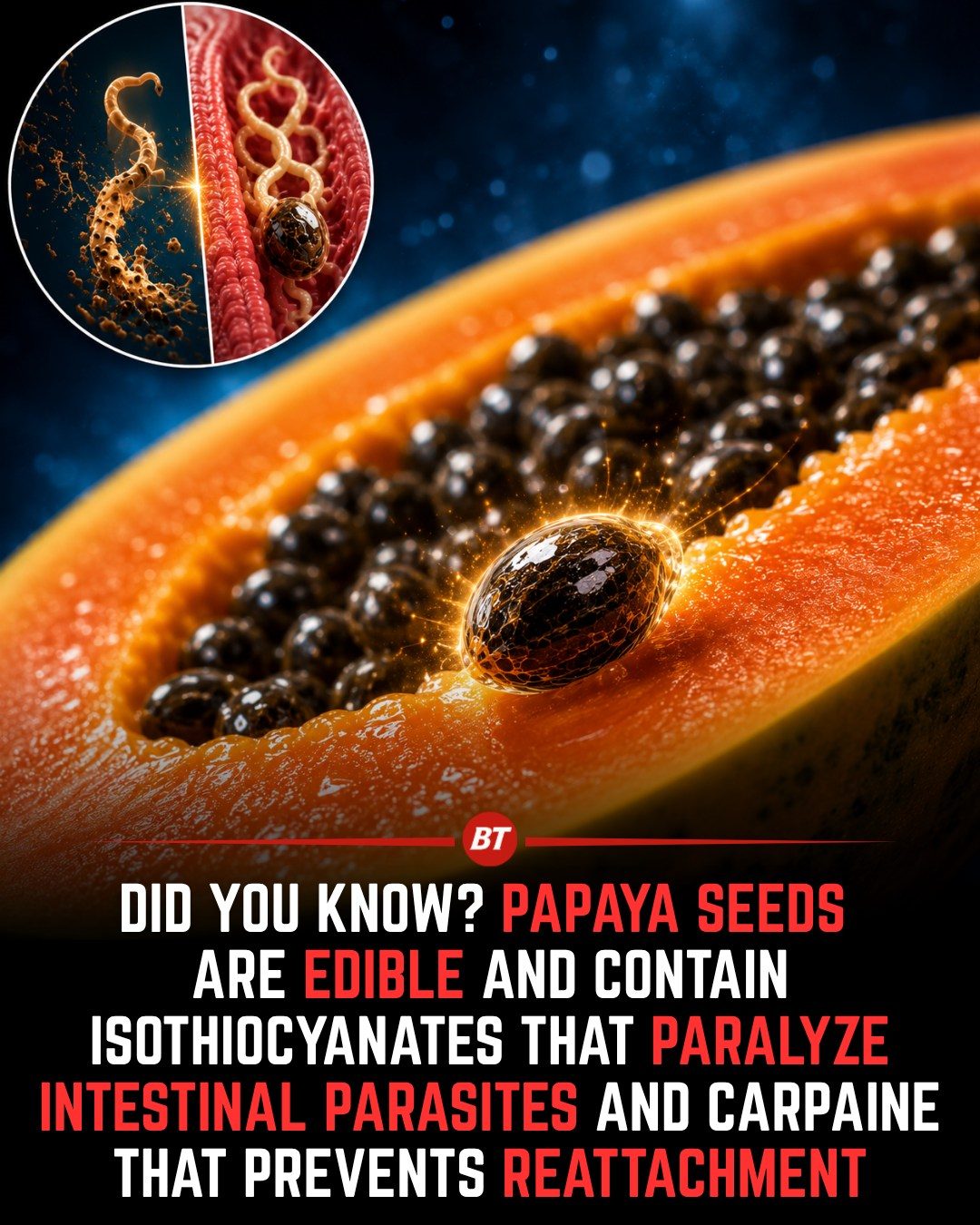 Papaya Seeds: Nutritional Powerhouse for Gut Health