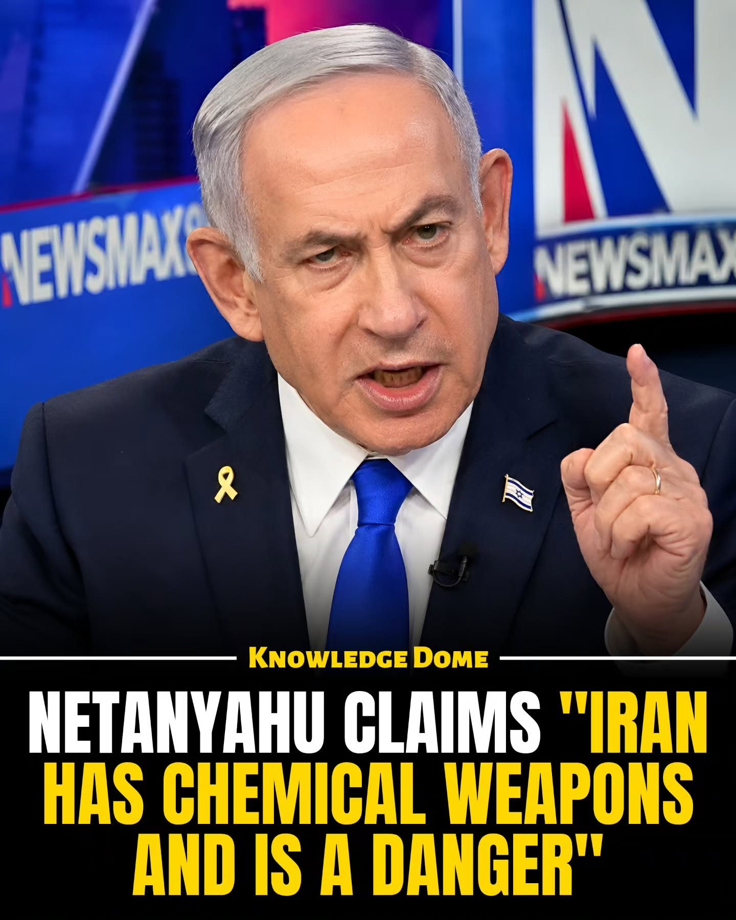 Netanyahu Warns of Iran's Chemical Weapons Threat to Global Safety