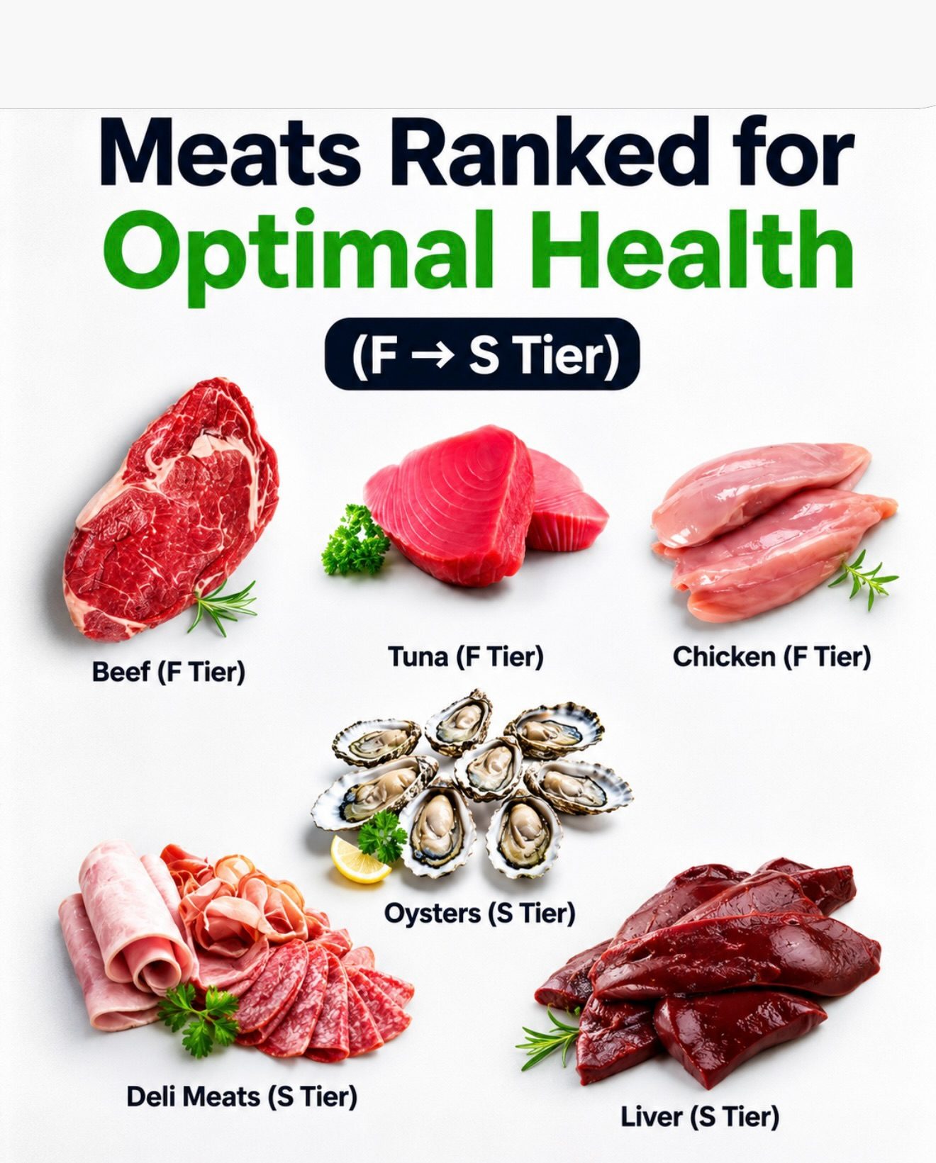 **Discover the Healthiest Meats from Worst to Best: A Nutrition Ranking**