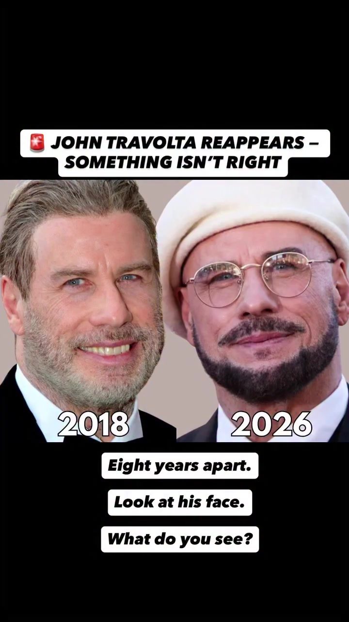 John Travolta's Striking Appearance Change