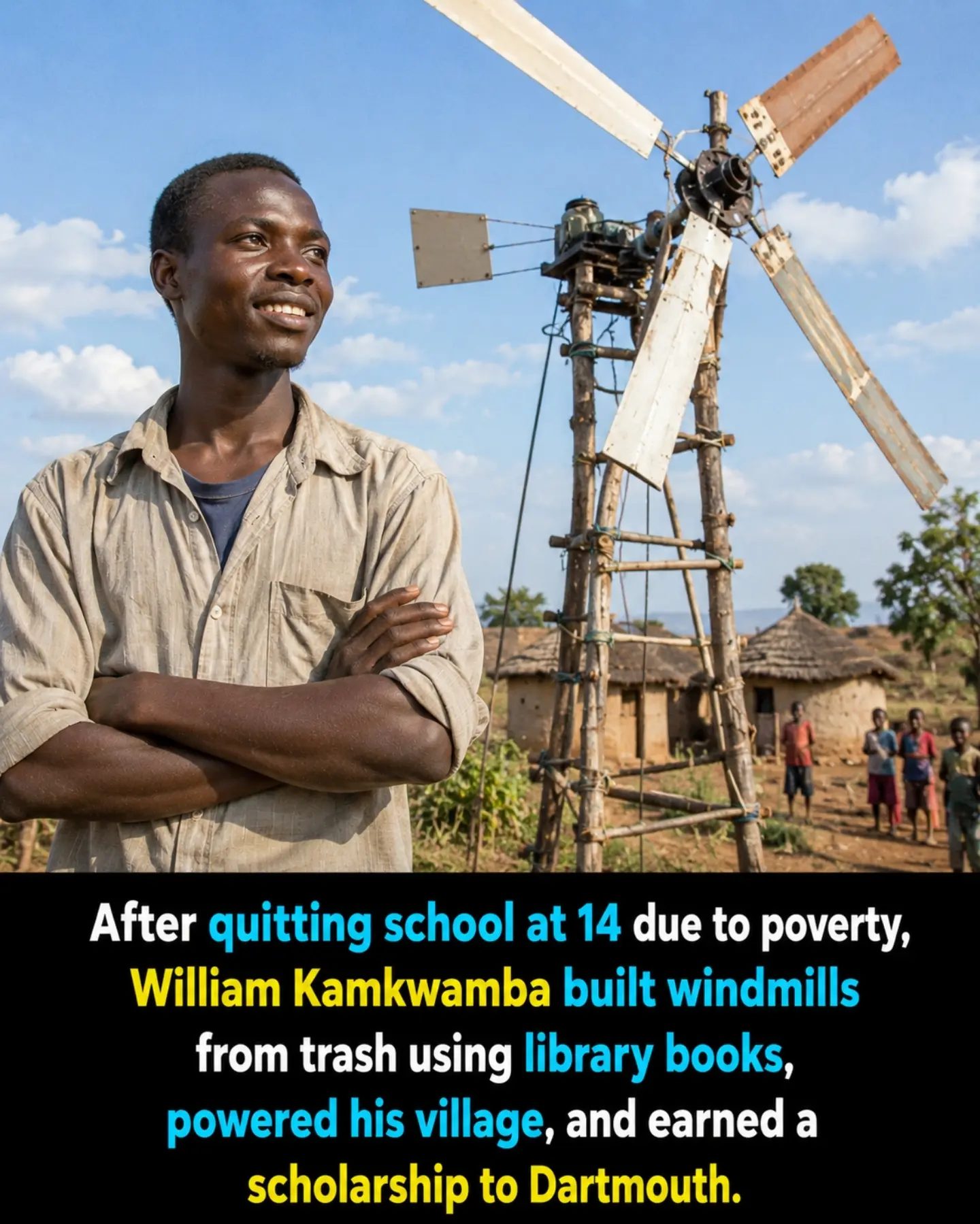 Inspiring Story: William Kamkwamba's Windmill Journey
