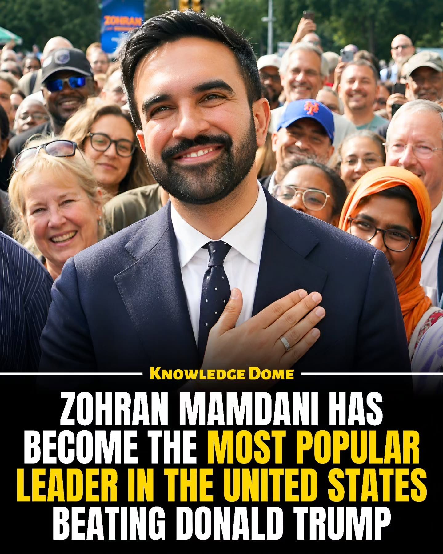 Zohran Mamdani: Outpacing Trump in Political Popularity
