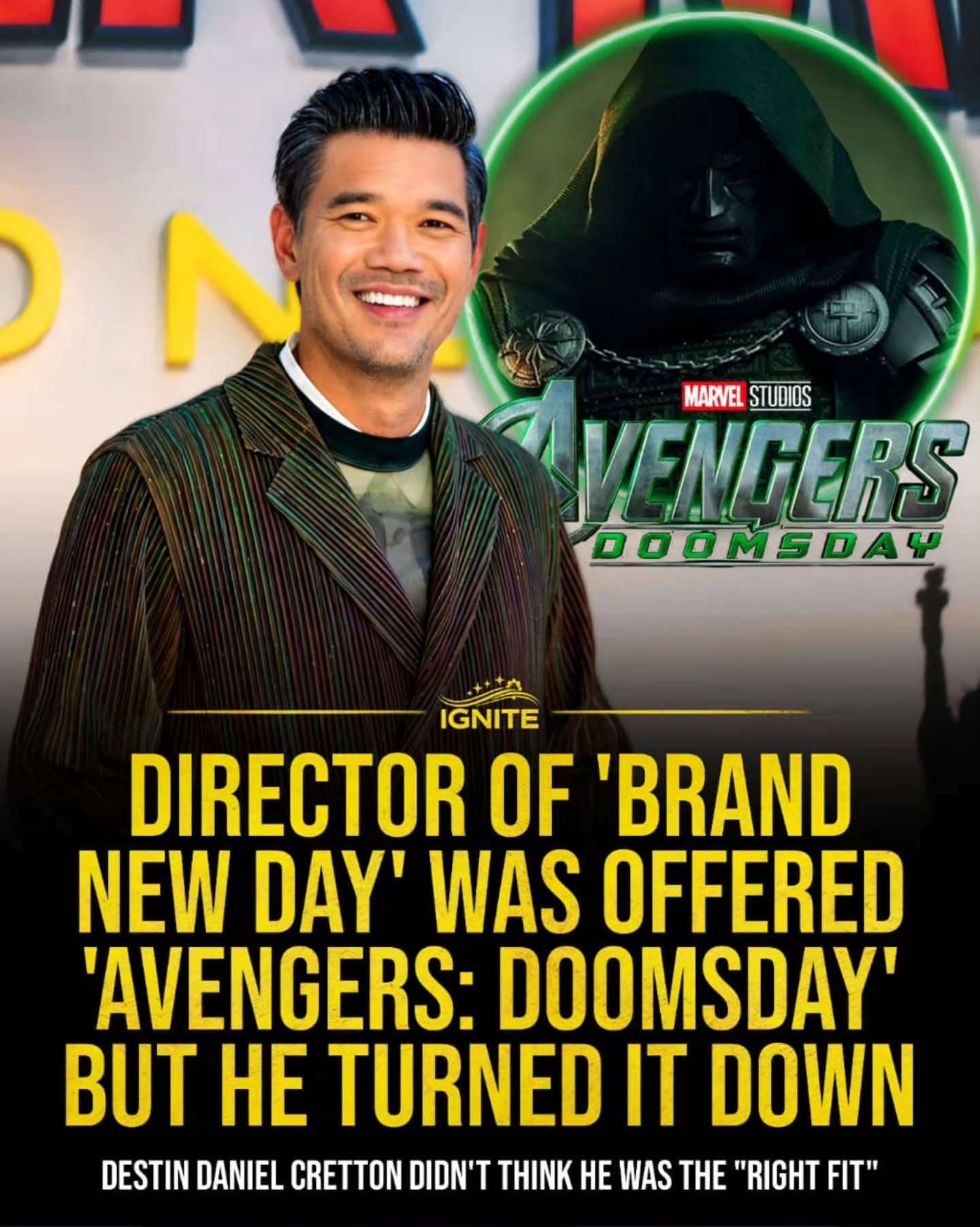 Destin Daniel Cretton: Why He Declined Avengers: Doomsday