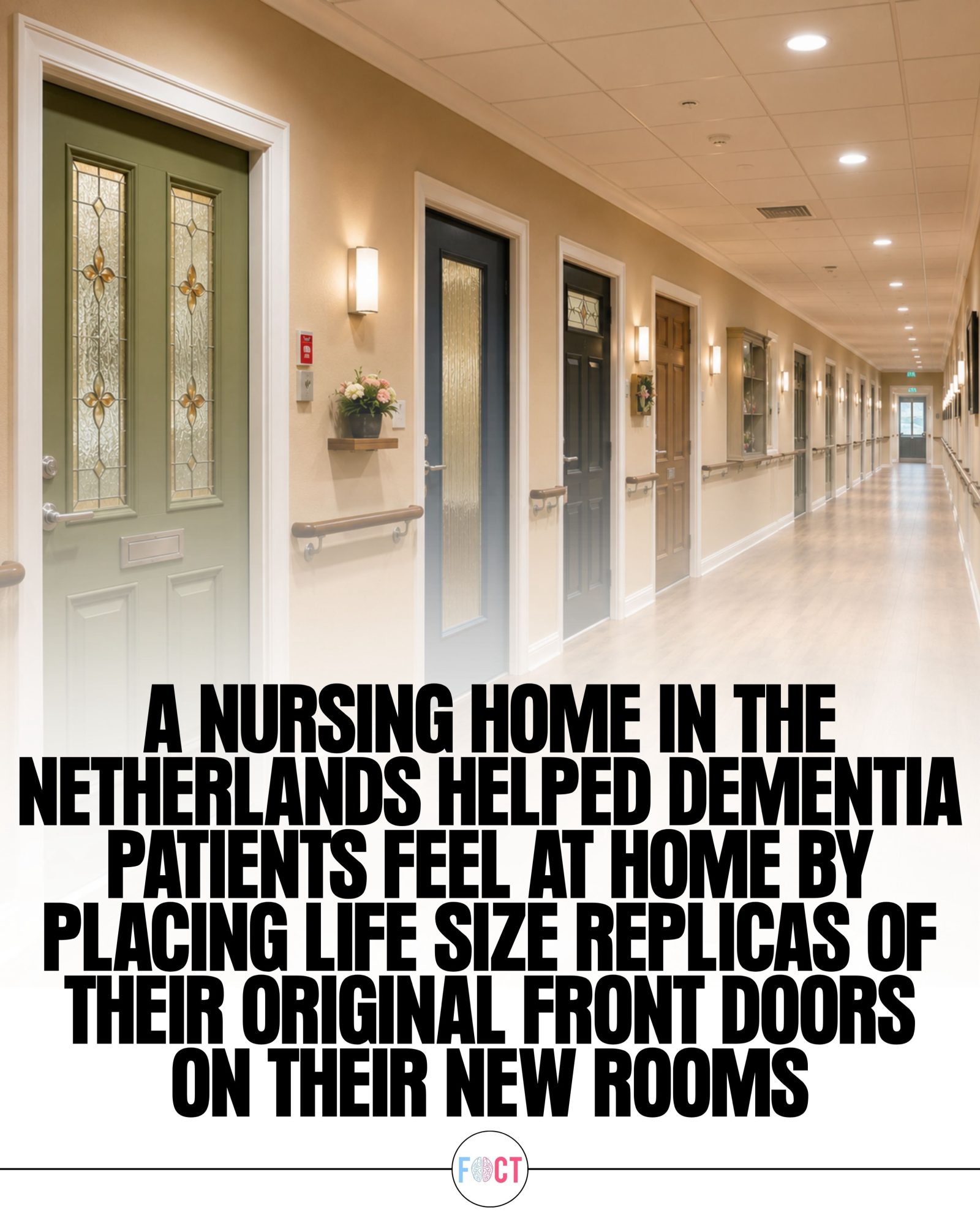 Dementia Care: Life-Size Door Replicas Help Patients Feel at Home