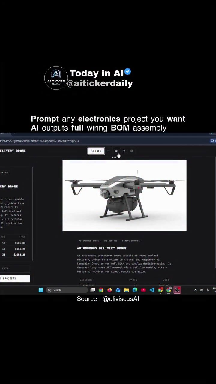 Automate Electronics Projects with AI: Drone BOM Assembly