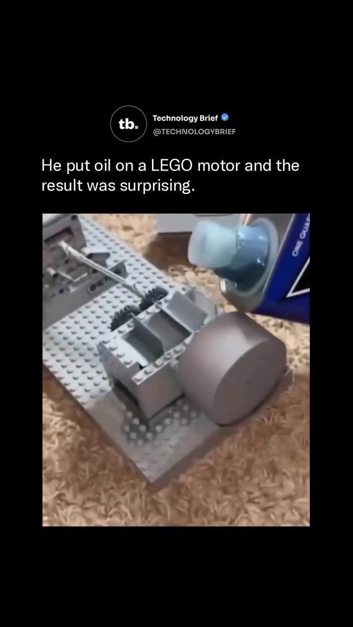 Unexpected Results: Lubricating a LEGO Vacuum Engine with 2-Cycle Oil