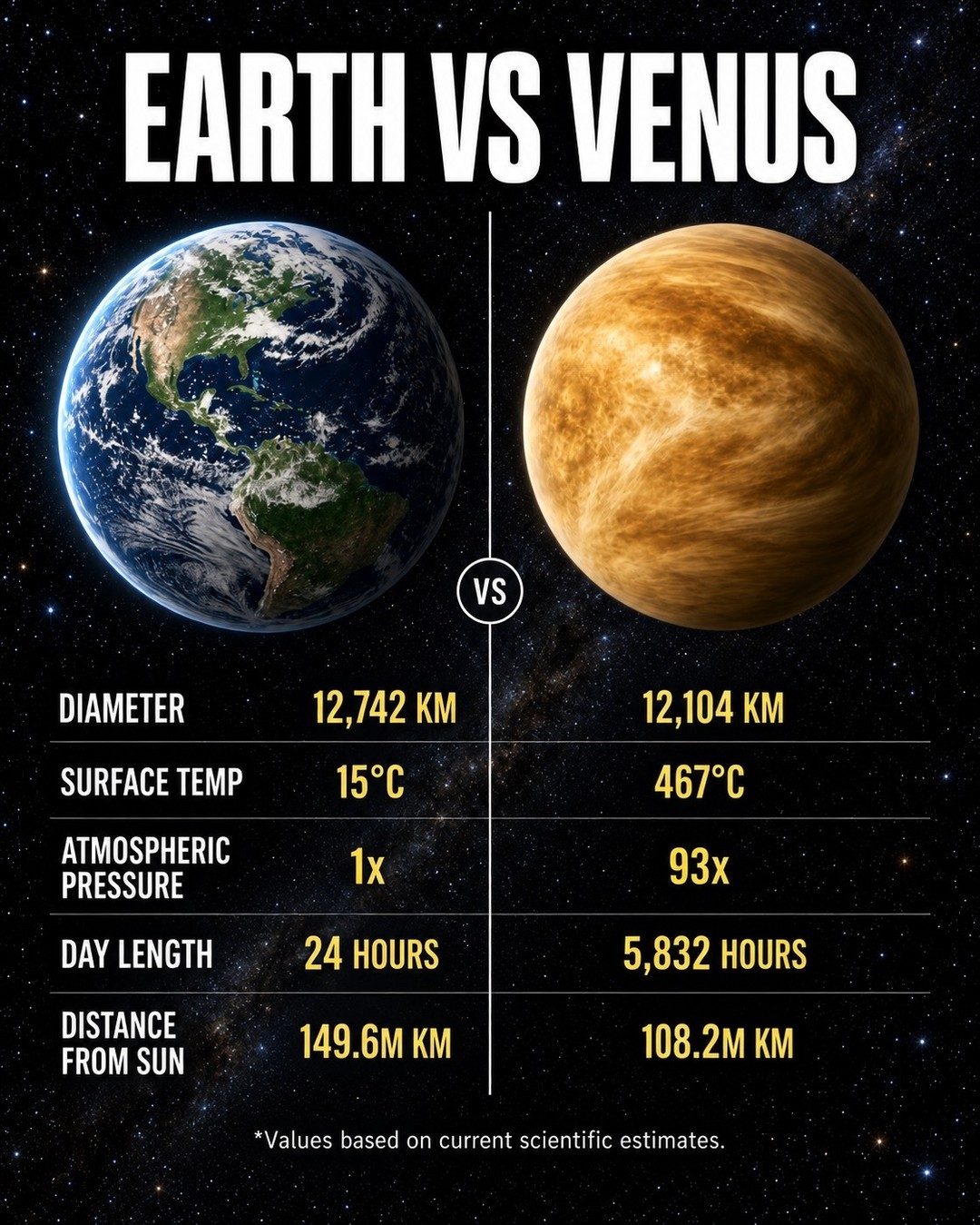 Earth vs Venus: Key Differences Explained