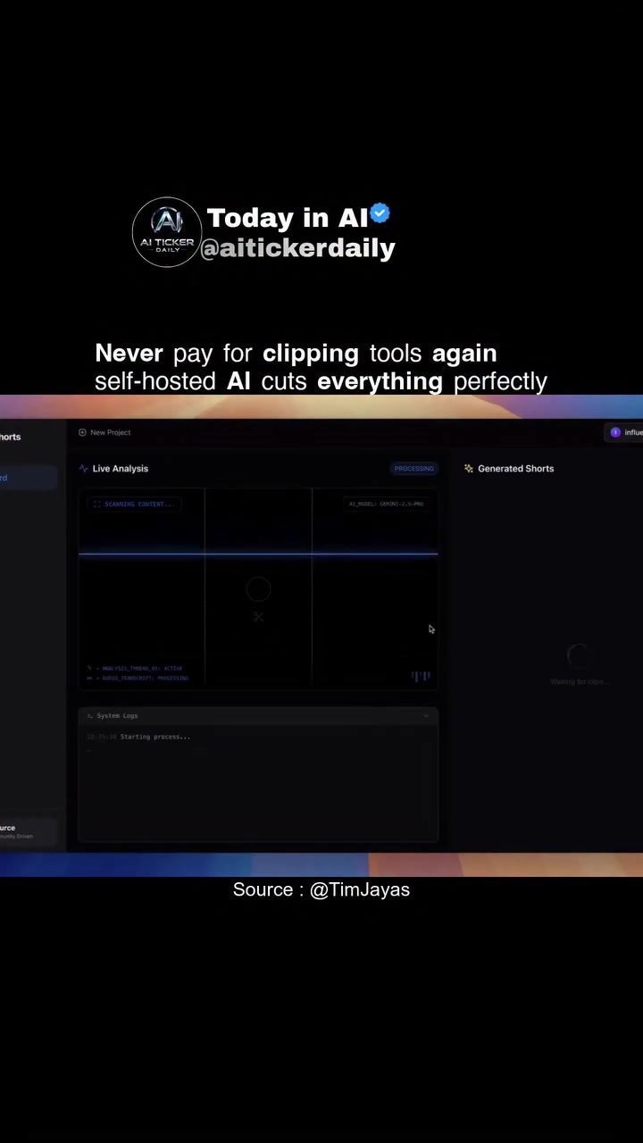 AI Video Editing: Cutting Costs with Self-Hosted AI Clipping