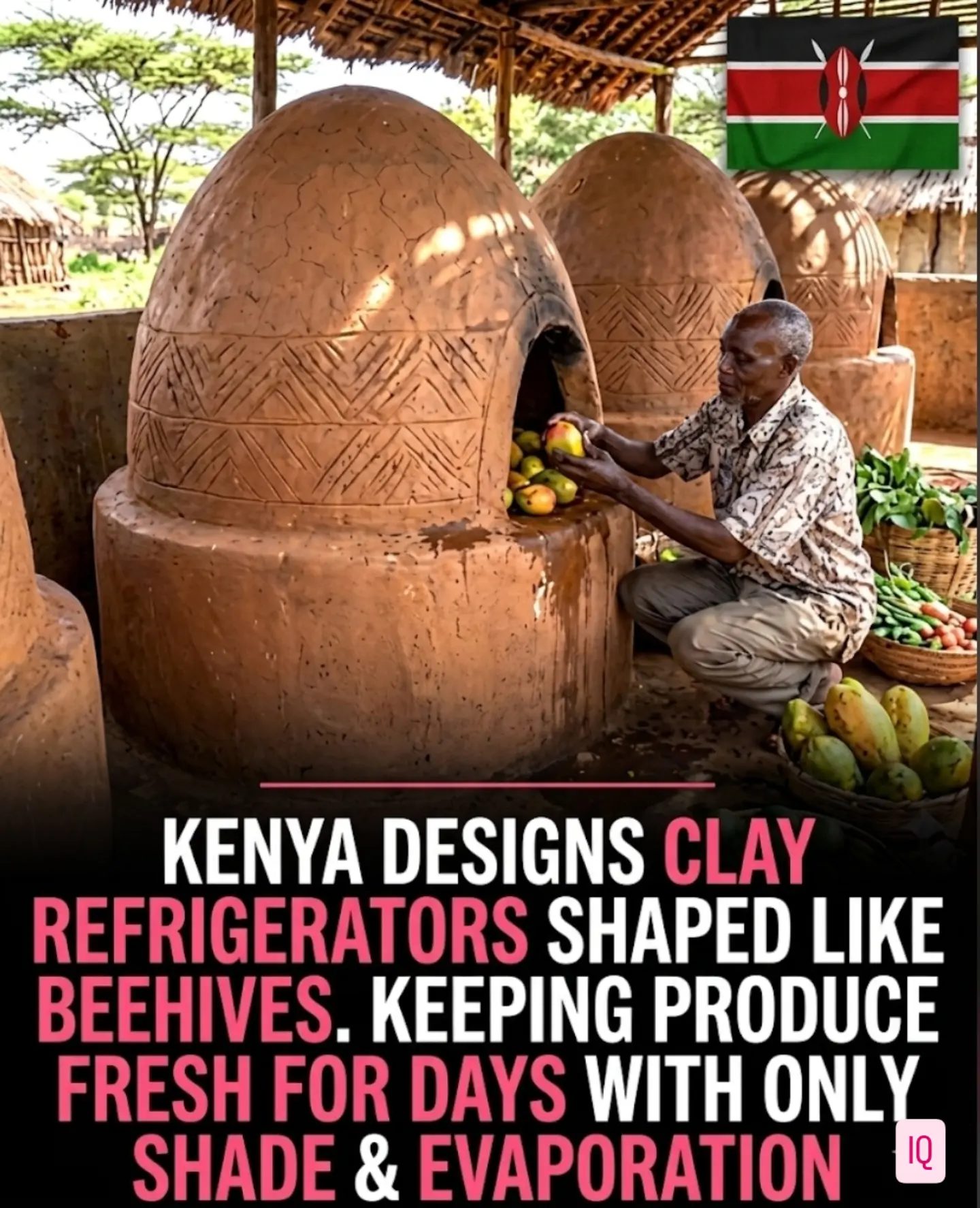 Kenyan Clay Refrigerators: Zero-Energy Produce Preservation