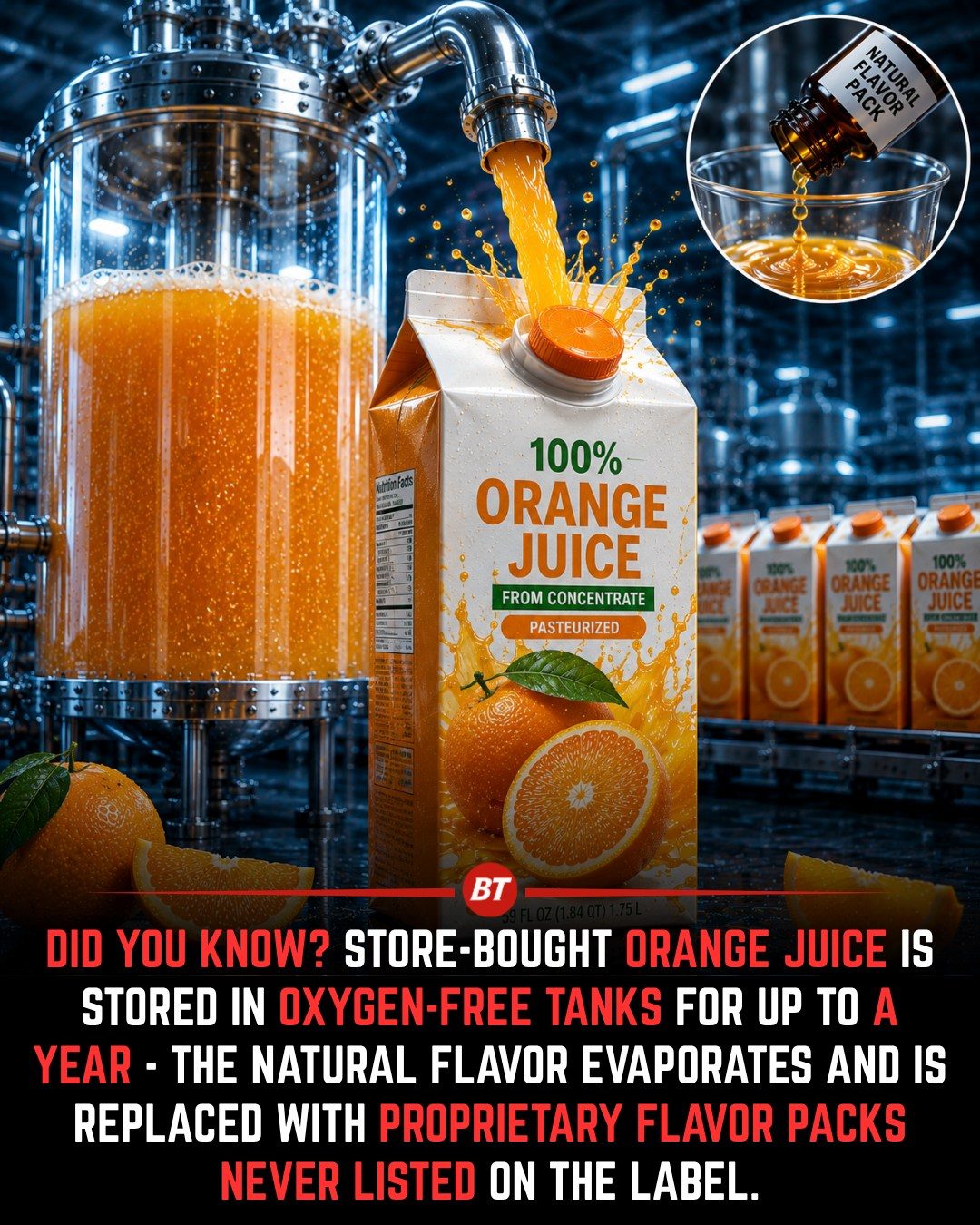 The Truth About Store-Bought "Not From Concentrate" Orange Juice