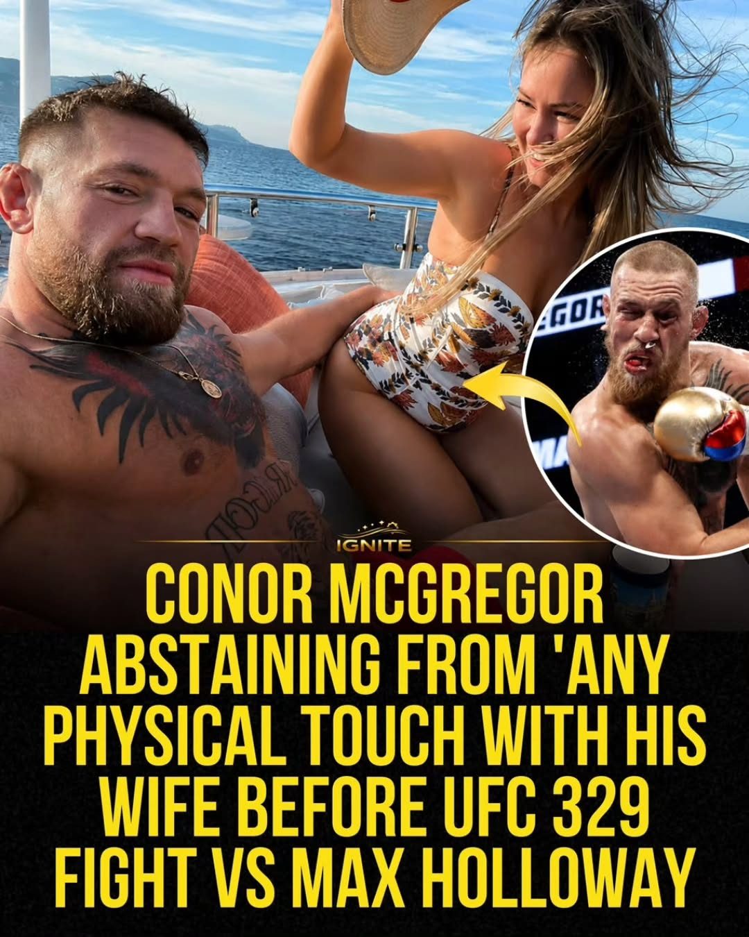 Conor McGregor's Unique Pre-Fight Preparation with Wife